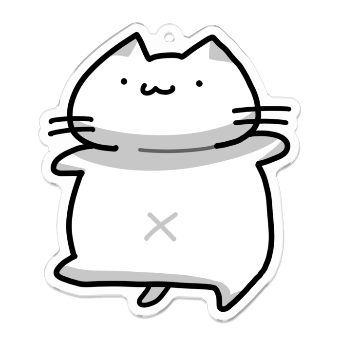 アクリルキーホルダー - 70 x 70 (mm)