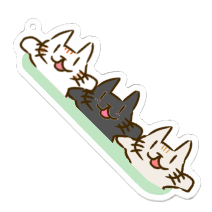 アクリルキーホルダー - 70 x 70 (mm)