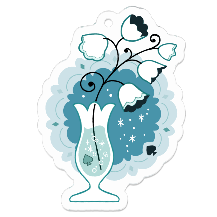 アクリルキーホルダー - 50 x 50 (mm)