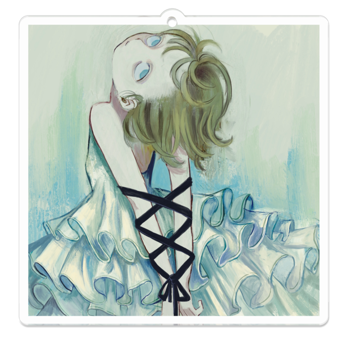 アクリルキーホルダー（コーティング） - 70 x 70 (mm)