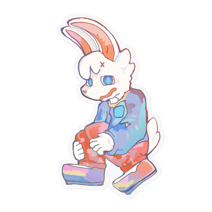 ステッカー - 100 x 100 (mm)