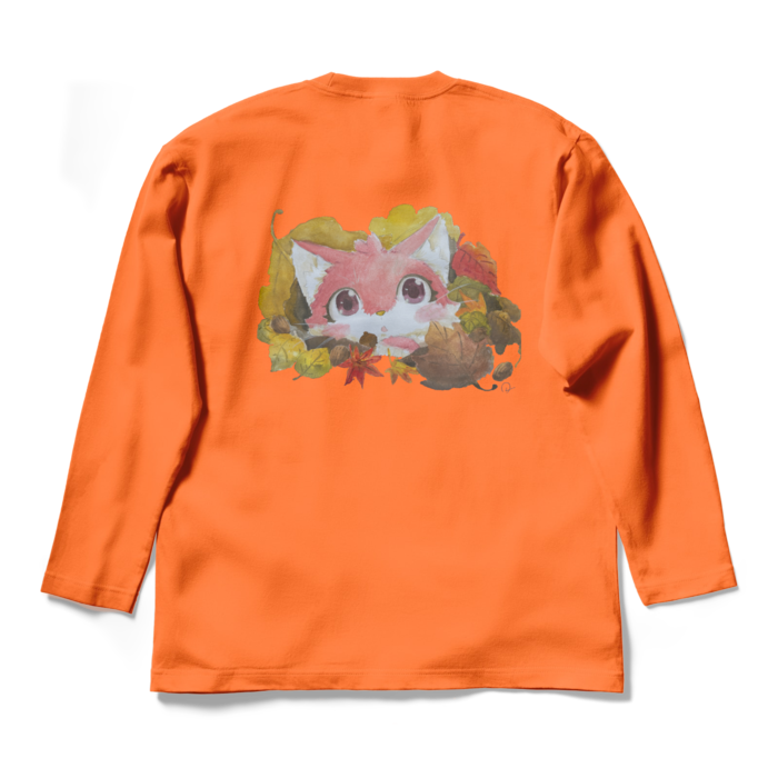 ロングスリーブTシャツ - L - オレンジ(1)