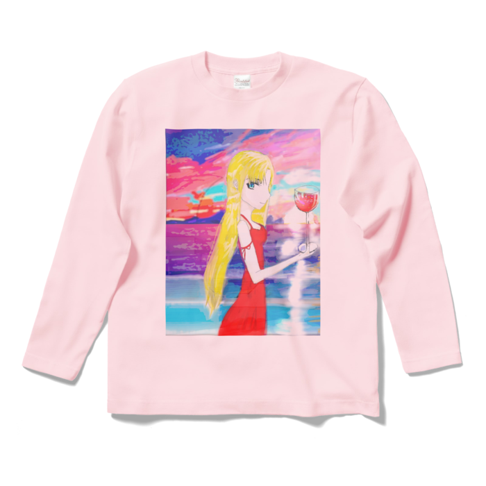 ロングスリーブTシャツ - S - ライトピンク