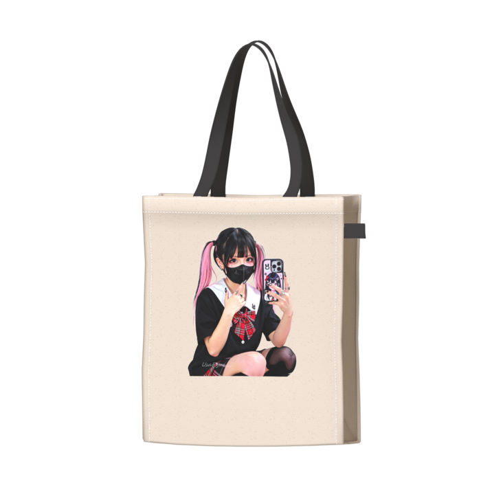 ツートンカラーバッグ - ブラック - W34 × H41 × D14cm