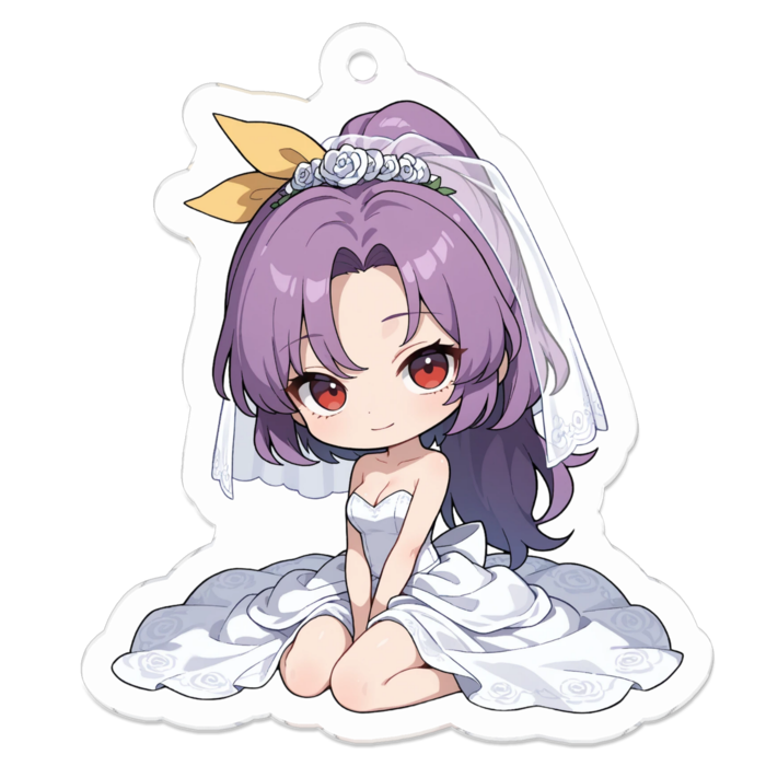 アクリルキーホルダー - 50 x 50 (mm)(キャラのみ)