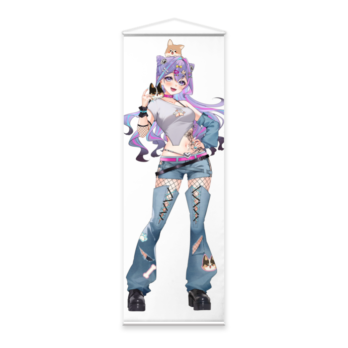 茶々丸フウカ等身大タペストリー - 65 x 190cm