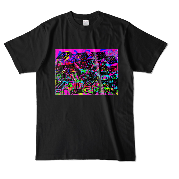 カラーTシャツ - L - ブラック (濃色)