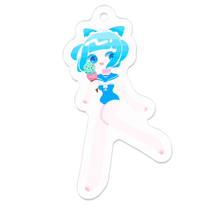 アクリルキーホルダー - 50 x 50 (mm)