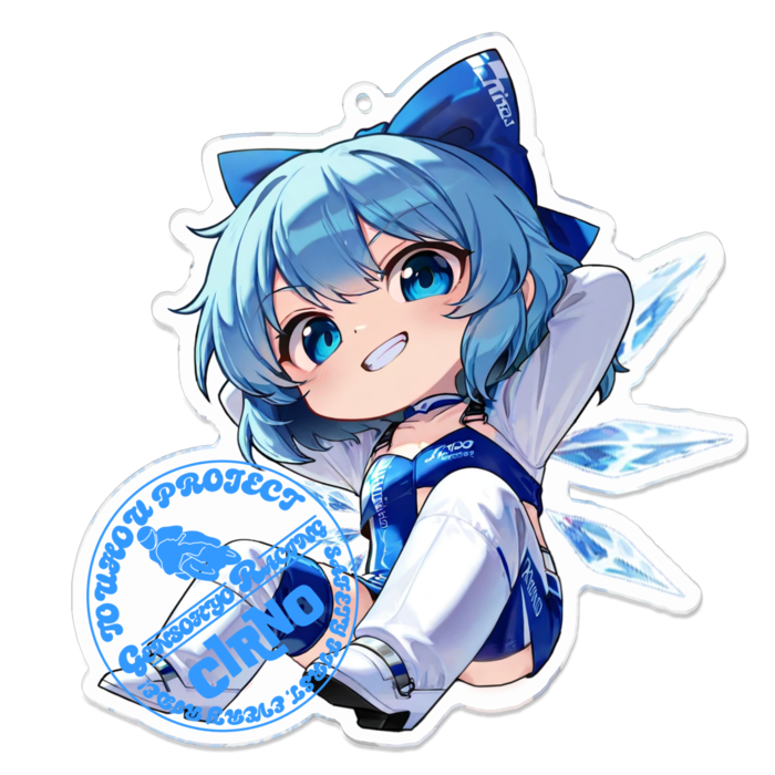 アクリルキーホルダー - 100 x 100 (mm)