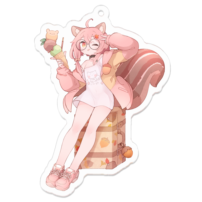 アクリルキーホルダー - 70 x 70 (mm)