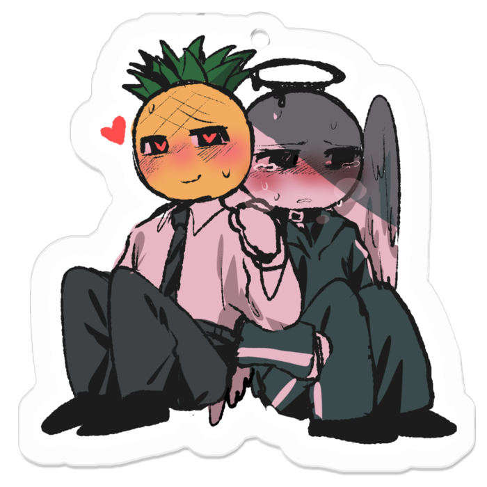 アクリルキーホルダー - 50 x 50 (mm)