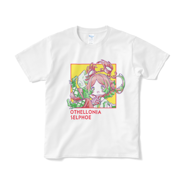 ちびキャラ「審判セルフィ」デザインTシャツ（S/ホワイト）