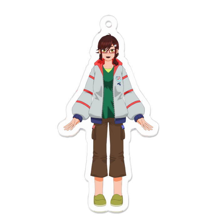 アクリルキーホルダー - 70 x 70 (mm)
