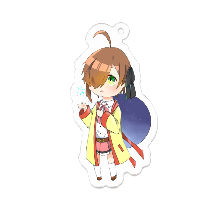 アクリルキーホルダー（コーティング） - 70 x 70 (mm)