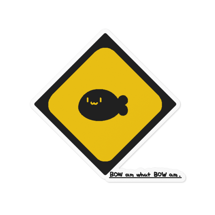 ステッカー - 100 x 100 (mm)