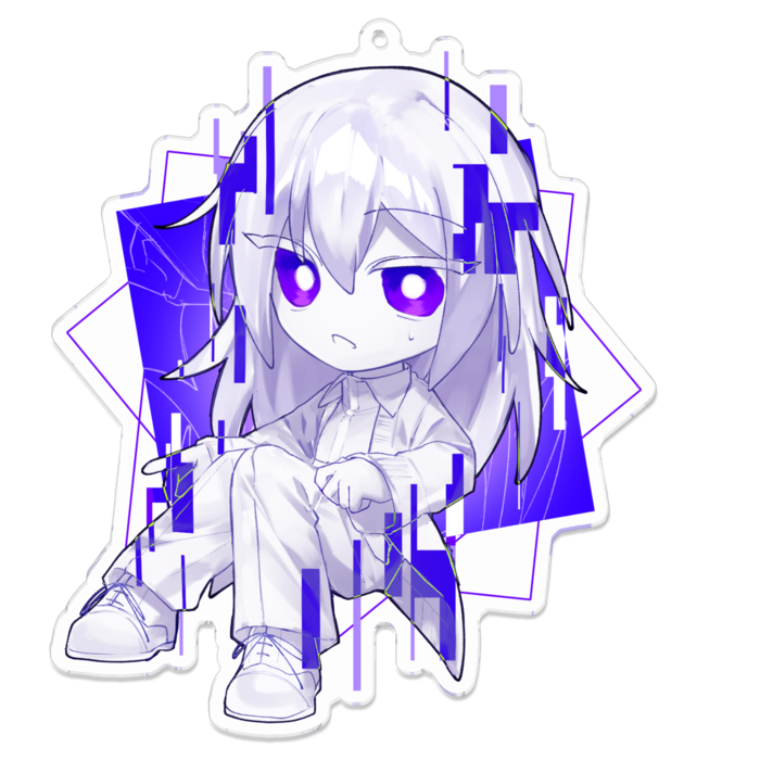 アクリルキーホルダー - 100 x 100 (mm)
