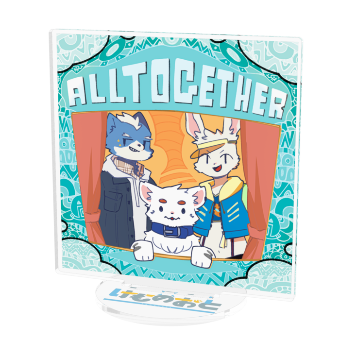 ジャケットアクリルフィギュア - 100x100mm