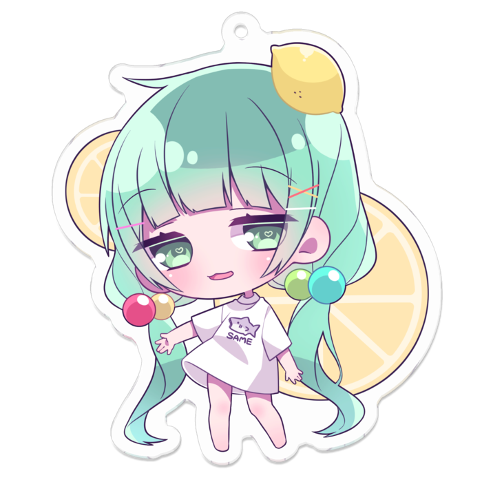 アクリルキーホルダー - 70 x 70 (mm)