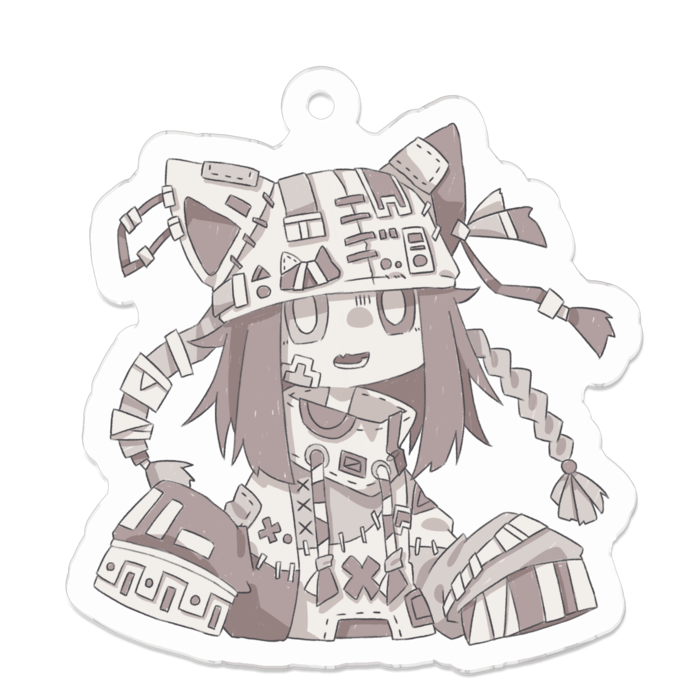 アクリルキーホルダー - 50 x 50 (mm)