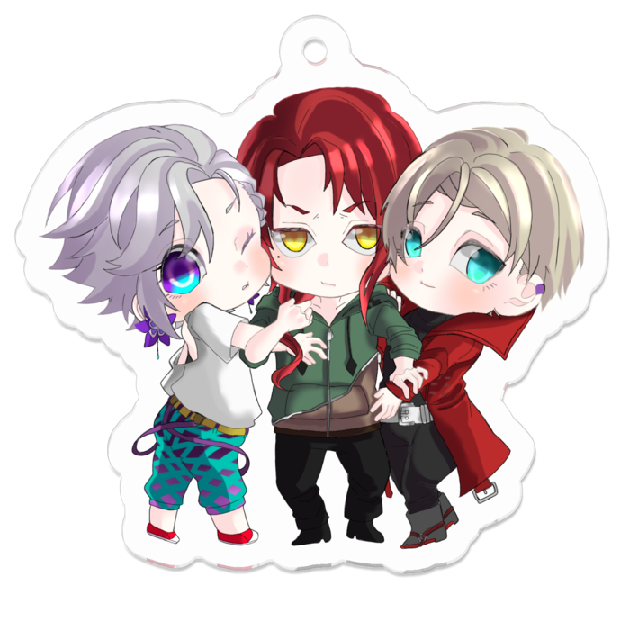 アクリルキーホルダー - 50 x 50 (mm)