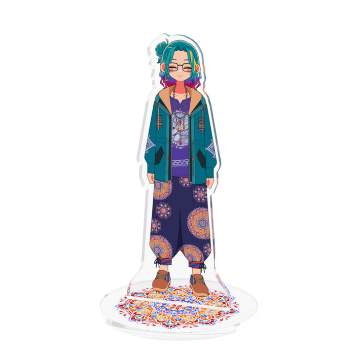 【口閉じ＋メガネ】