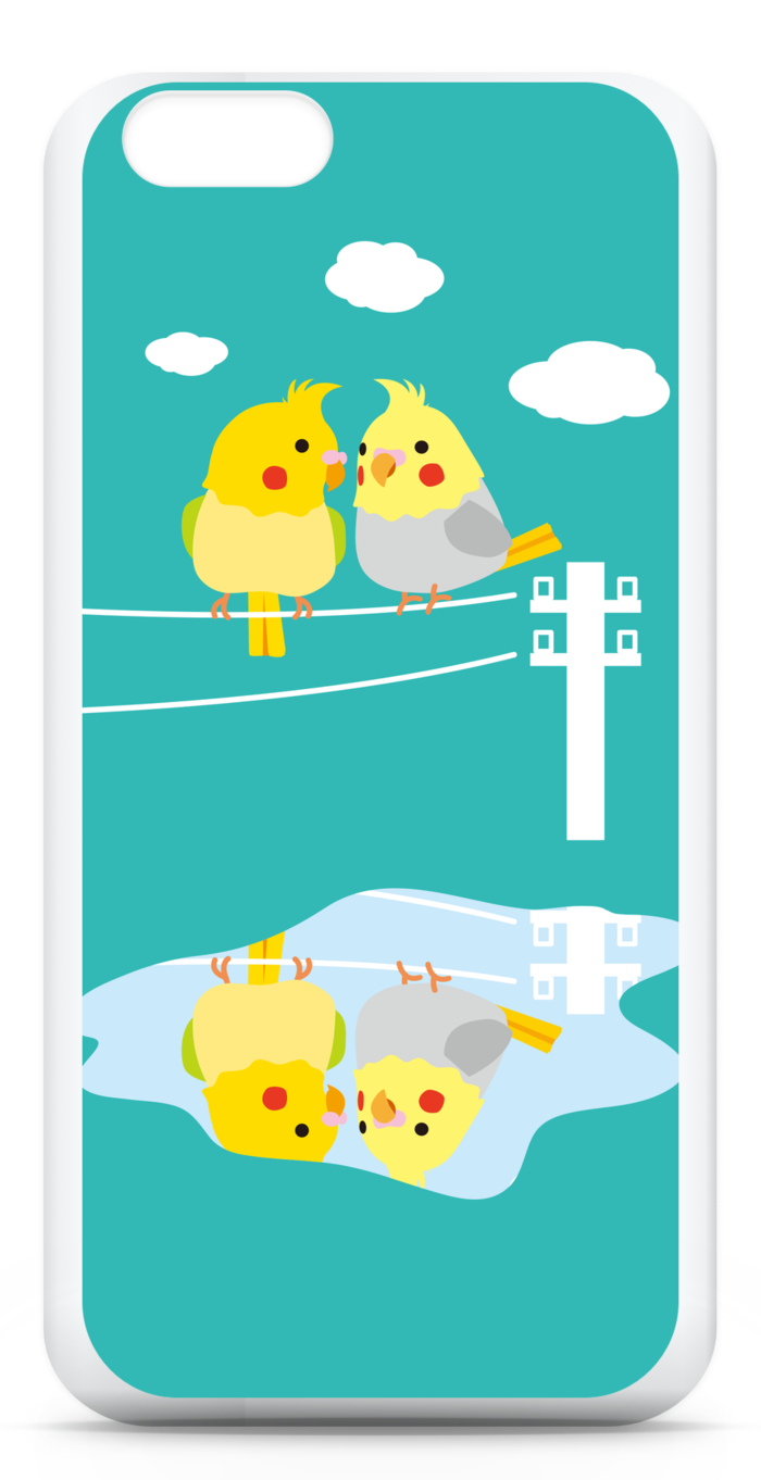 【ブルー】iPhone6ケース