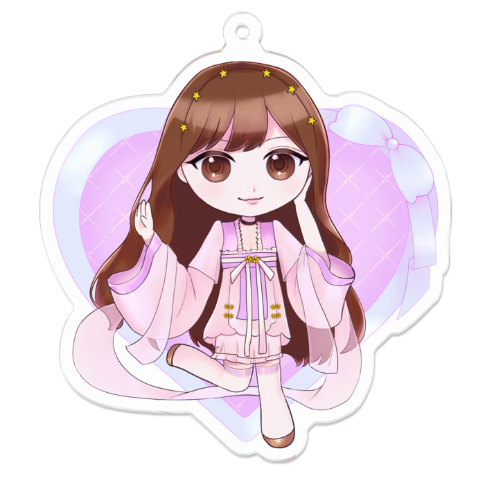 アクリルキーホルダー - 70 x 70 (mm)