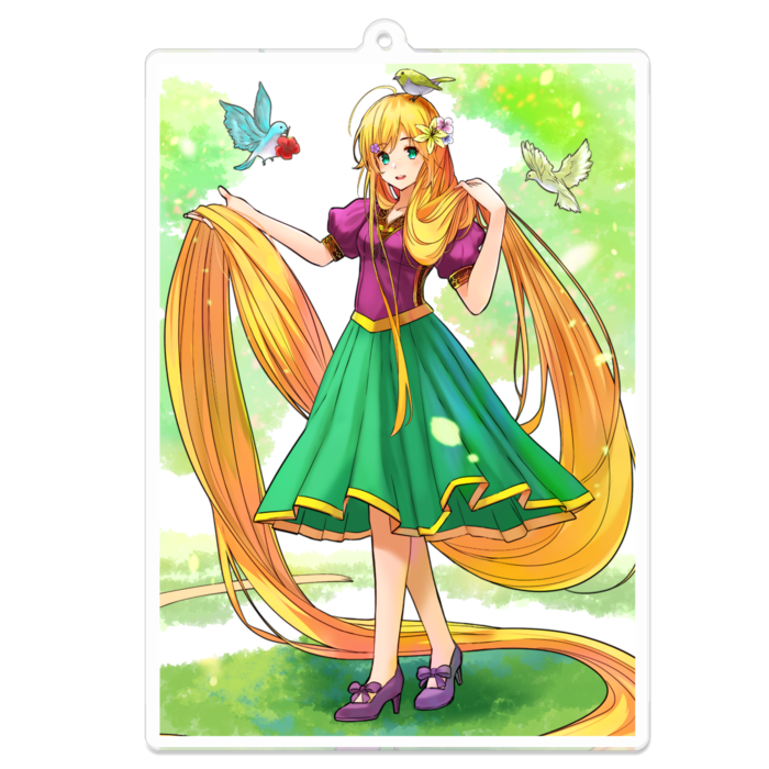 アクリルキーホルダー - 100 x 100 (mm)