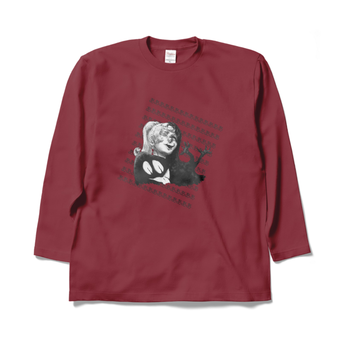 ロングスリーブTシャツ - XL - バーガンディ