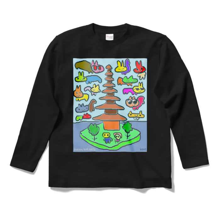 ロングスリーブTシャツ - S - ブラック