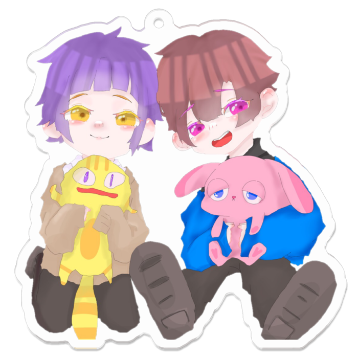 アクリルキーホルダー - 70 x 70 (mm)