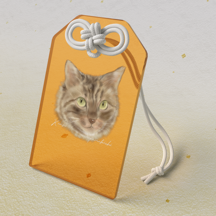 アクリルお守り - 50 × 80mm