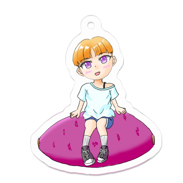 アクリルキーホルダー - 50 x 50 (mm)