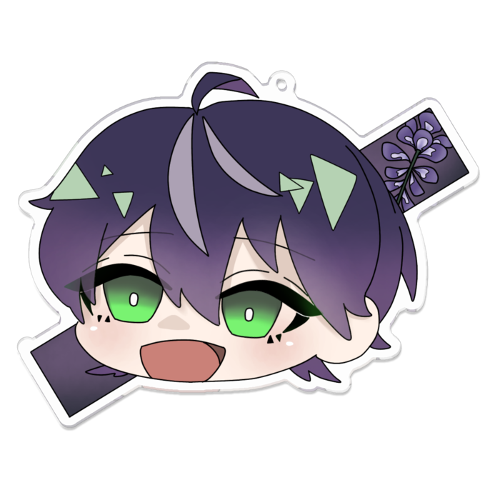 アクリルキーホルダー - 100 x 100 (mm)