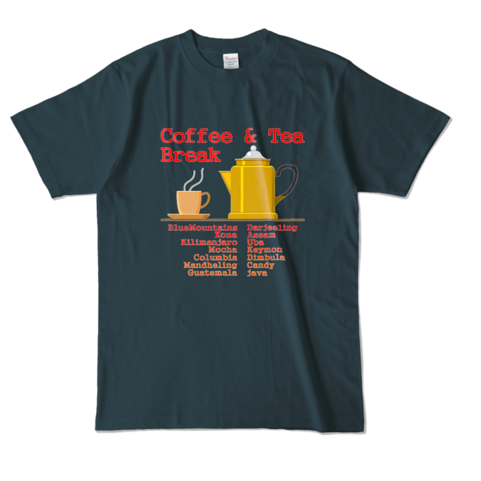 カラーTシャツ - L - デニム (濃色)
