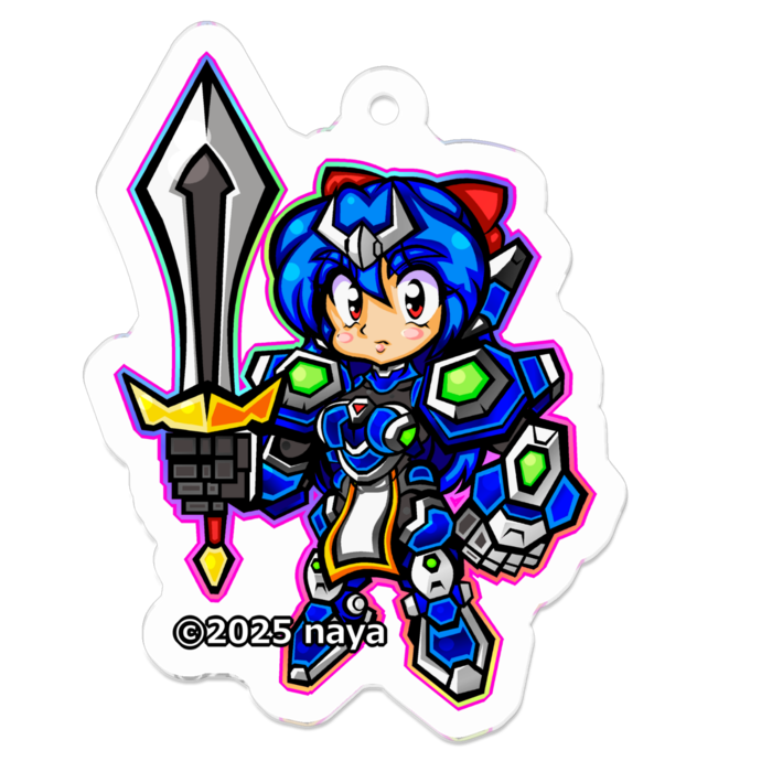 アクリルキーホルダー - 50 x 50 (mm)