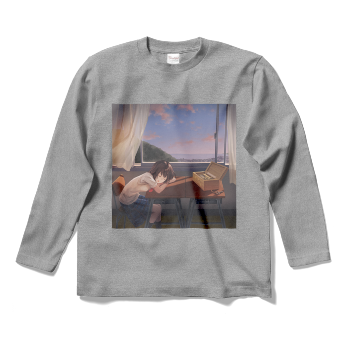 ロングスリーブTシャツ - S - 杢グレー