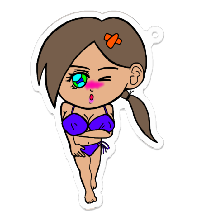 アクリルキーホルダー - 70 x 70 (mm)