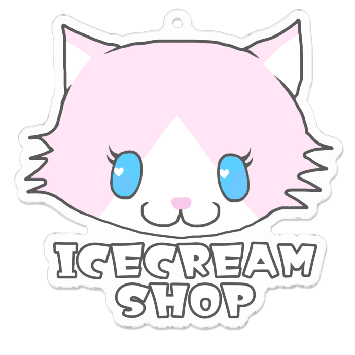 アクリルキーホルダー（コーティング） - 70 x 70 (mm)