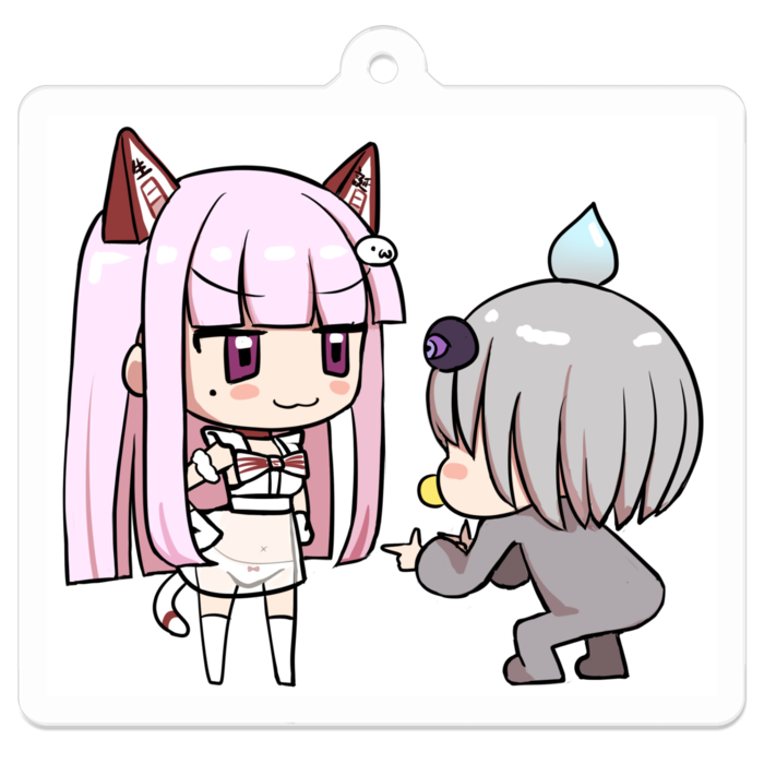 アクリルキーホルダー - 50 x 50 (mm)