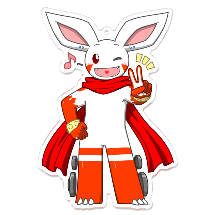 アクリルキーホルダー - 100 x 100 (mm)