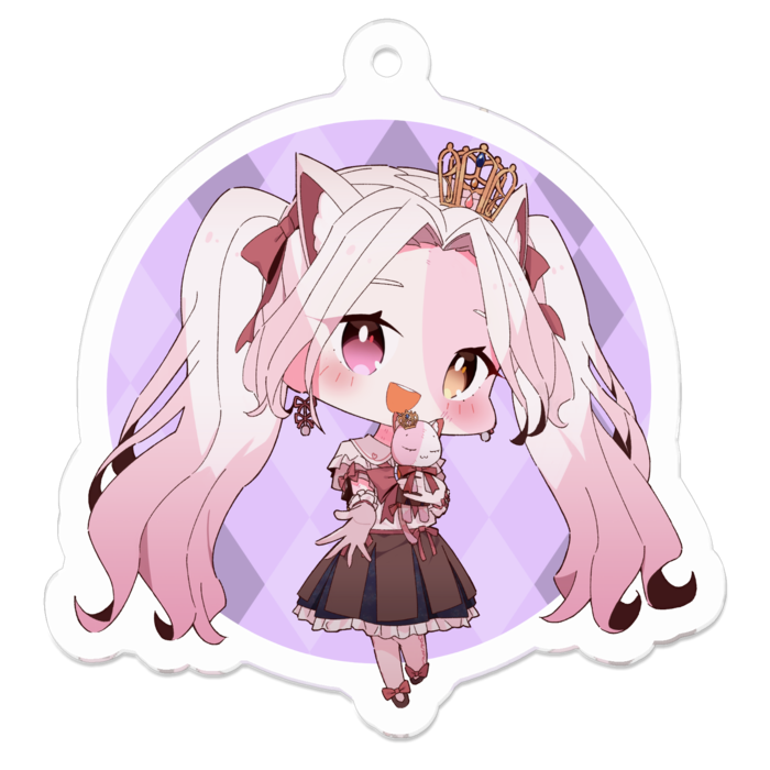 アクリルキーホルダー - 50 x 50 (mm)