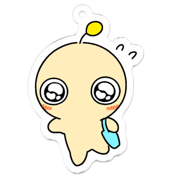 アクリルキーホルダー(コーティング) - 50 x 50 (mm)