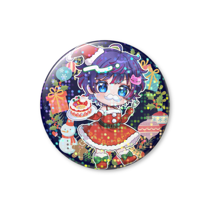 ホログラム缶バッジ - 32mm