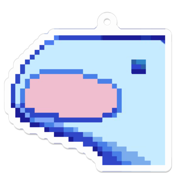 アクリルキーホルダー - 50 x 50 (mm)