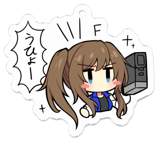 アクリルキーホルダー - 50 x 50 (mm)