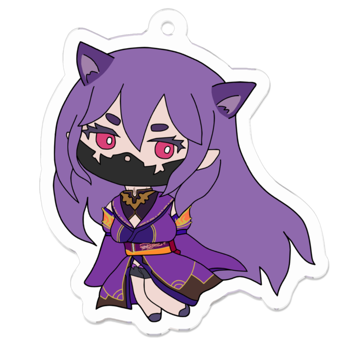 アクリルキーホルダー - 50 x 50 (mm)