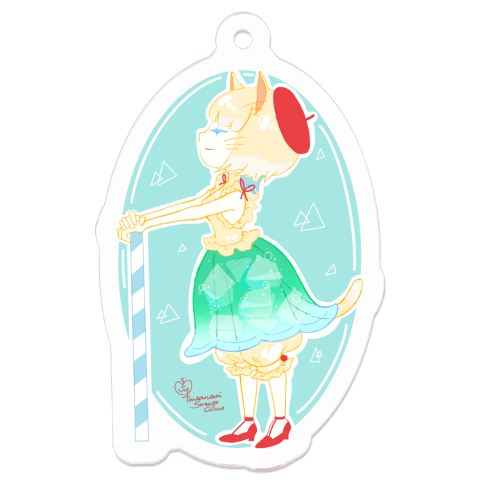 アクリルキーホルダー - 50 x 50 (mm)