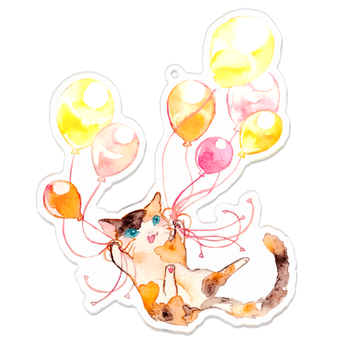 アクリルキーホルダー - 100 x 100 (mm)
