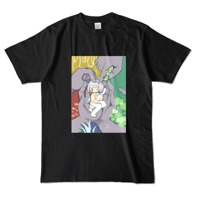 カラーTシャツ - L - ブラック (濃色)